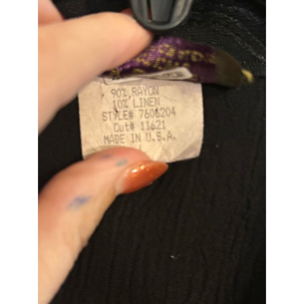 A. Spence Collections Patchwork Button Down Blous… - image 9